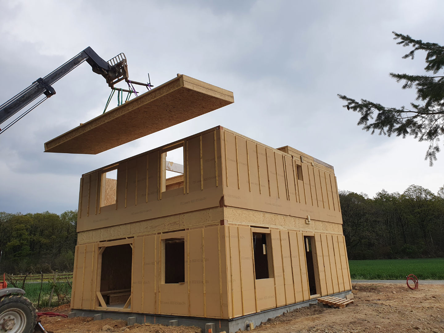 Chantier de couverture Serruau